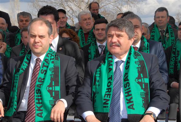 Akhisar Arena Stadının Temel Atma Töreni