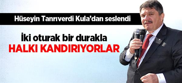 İki Oturak Bir Durakla Halkı Kandırıyorlar